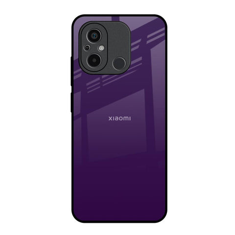 Dark Purple Glossy Case for Redmi 12C