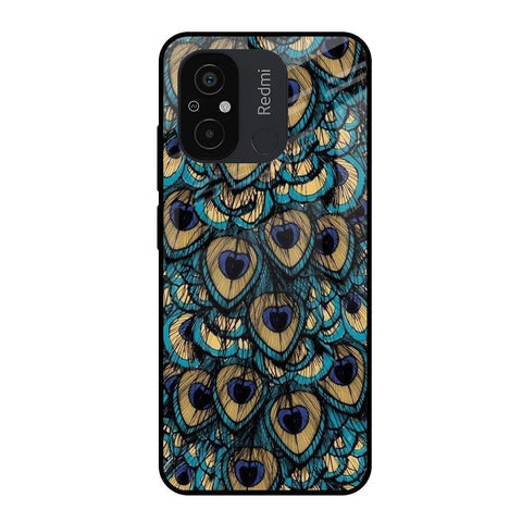 Peacock Feathers Glossy case for Redmi 12C