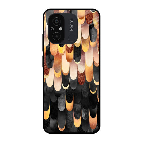 Bronze Abstract Glossy Case for Redmi 12C