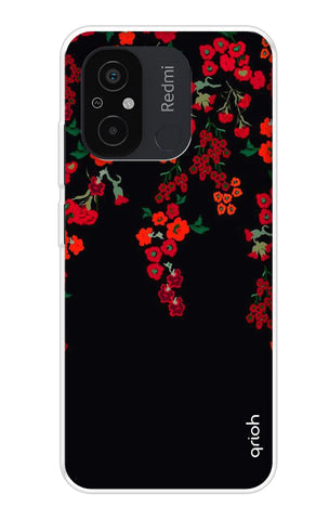 Floral Deco Soft Cover For Redmi 12C