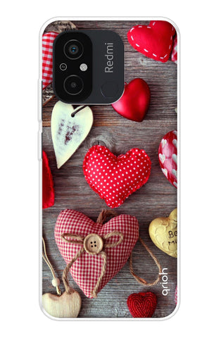 Valentine Hearts Soft Cover for Redmi 12C