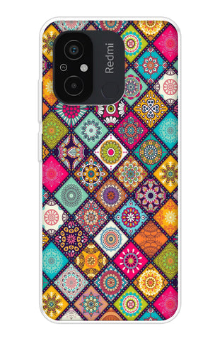 Multicolor Mandala Soft Cover for Redmi 12C
