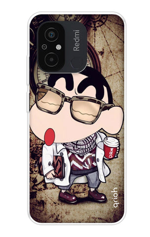 Nerdy Shinchan Soft Cover for Redmi 12C