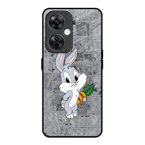 Cute Baby Bunny Glossy Case for OnePlus Nord CE 3 Lite 5G