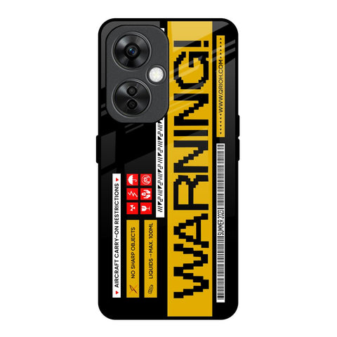 Aircraft Warning Glossy Case for OnePlus Nord CE 3 Lite 5G