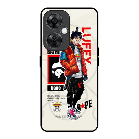 Bape Luffy Glossy Case for OnePlus Nord CE 3 Lite 5G
