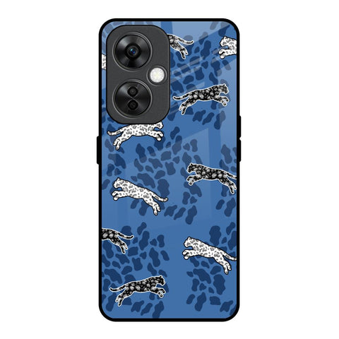 Blue Cheetah Glossy Case for OnePlus Nord CE 3 Lite 5G
