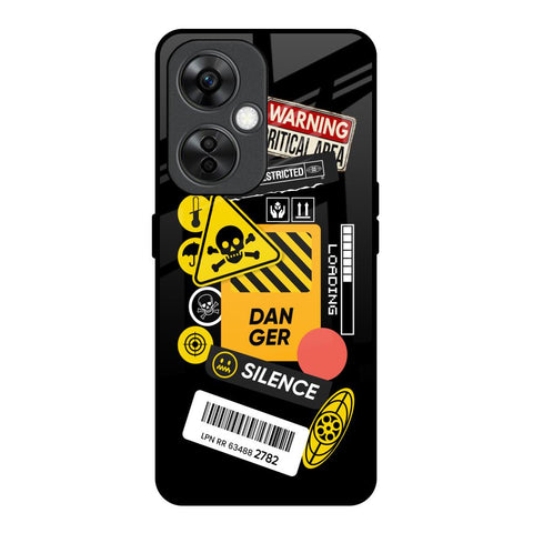 Danger Signs Glossy Case for OnePlus Nord CE 3 Lite 5G