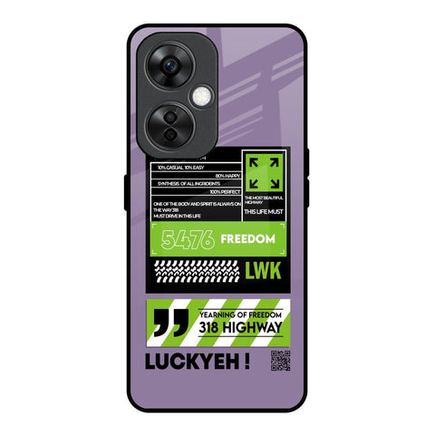 Run & Freedom Glossy Case for OnePlus Nord CE 3 Lite 5G
