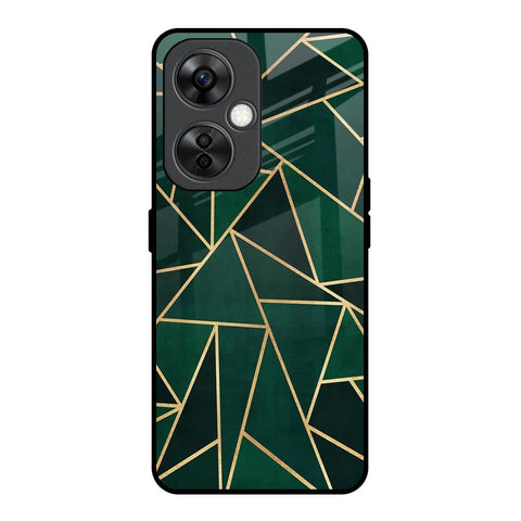 Abstract Green Glossy Case For OnePlus Nord CE 3 Lite 5G