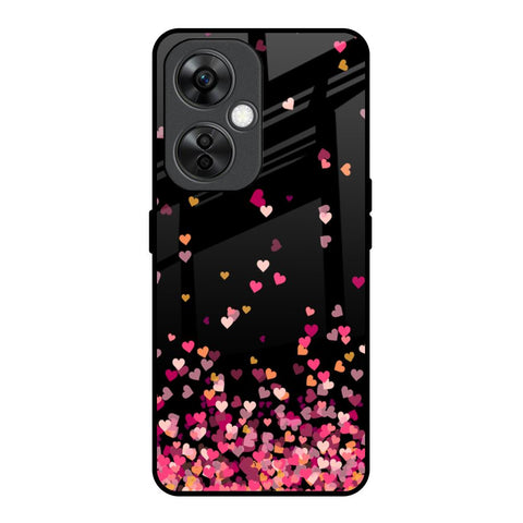 Heart Rain Fall Glossy Case For OnePlus Nord CE 3 Lite 5G