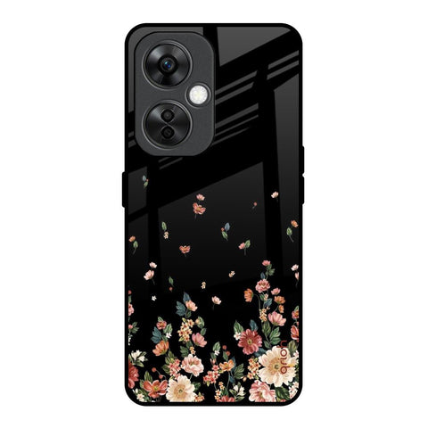 Floating Floral Print Glossy Case for OnePlus Nord CE 3 Lite 5G