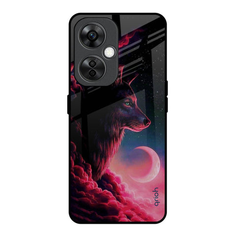 Moon Wolf Glossy Case for OnePlus Nord CE 3 Lite 5G