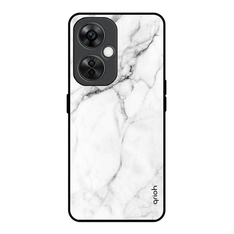 Modern White Marble Glossy Case for OnePlus Nord CE 3 Lite 5G