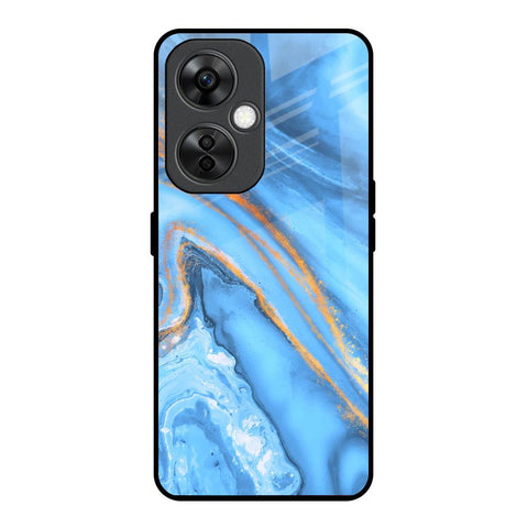 Vibrant Blue Marble Glossy Case for OnePlus Nord CE 3 Lite 5G