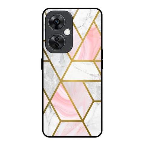 Geometrical Marble Glossy Case for OnePlus Nord CE 3 Lite 5G