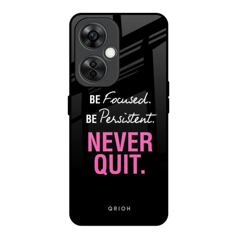 Be Focused Glossy Case for OnePlus Nord CE 3 Lite 5G
