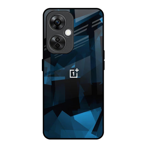 Polygonal Blue Box Glossy Case For OnePlus Nord CE 3 Lite 5G