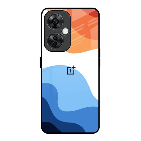 Wavy Color Pattern Glossy Case for OnePlus Nord CE 3 Lite 5G