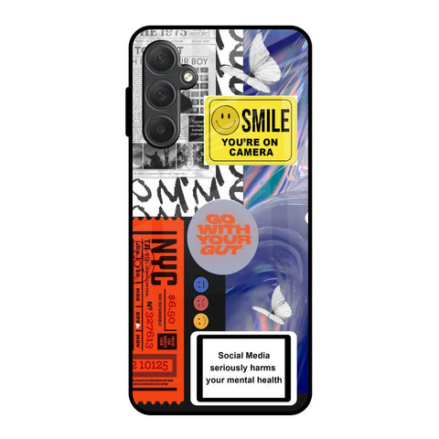 Smile for Camera Glossy Case for Samsung Galaxy M54 5G