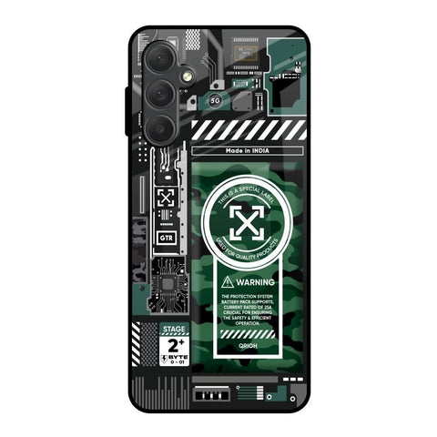 Green Camo Circuit Glossy Case for Samsung Galaxy M54 5G