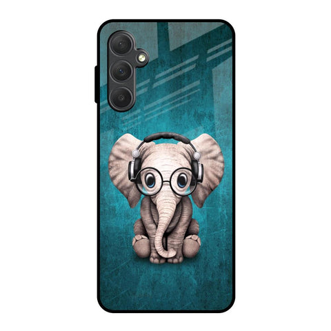 Adorable Baby Elephant Glossy Case For Samsung Galaxy M54 5G