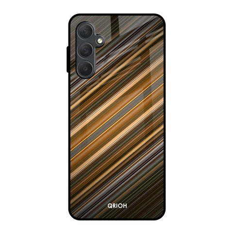 Diagonal Slash Pattern Glossy Case for Samsung Galaxy M54 5G