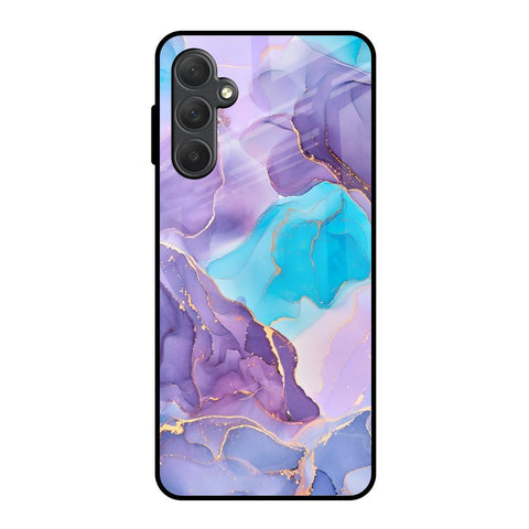 Alcohol ink Marble Glossy Case for Samsung Galaxy M54 5G