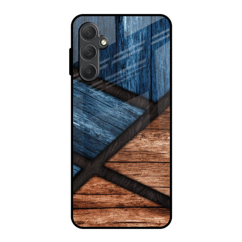 Wooden Tiles Glossy Case for Samsung Galaxy M54 5G