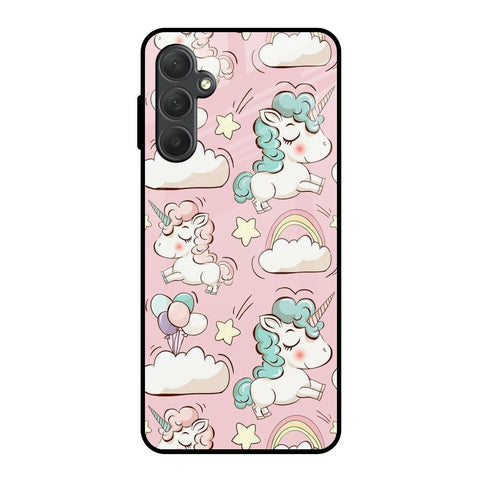 Balloon Unicorn Glossy case for Samsung Galaxy M54 5G