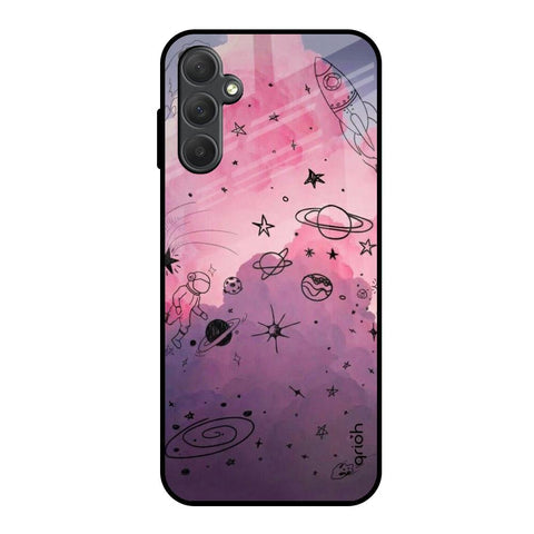 Space Doodles Glossy Case for Samsung Galaxy M14 5G