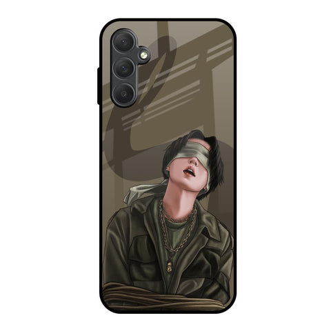 Blind Fold Glossy Case for Samsung Galaxy M14 5G