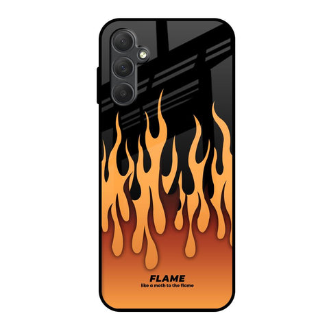 Fire Flame Glossy Case for Samsung Galaxy M14 5G