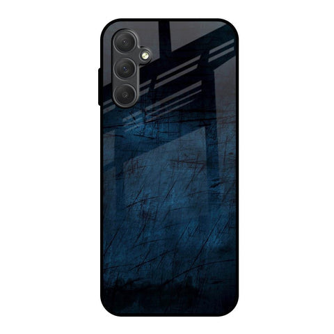 Dark Blue Grunge Glossy Case for Samsung Galaxy M14 5G
