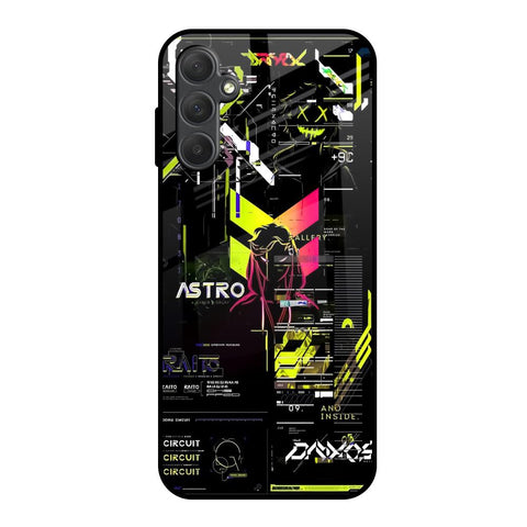 Astro Glitch Glossy Case for Samsung Galaxy M14 5G