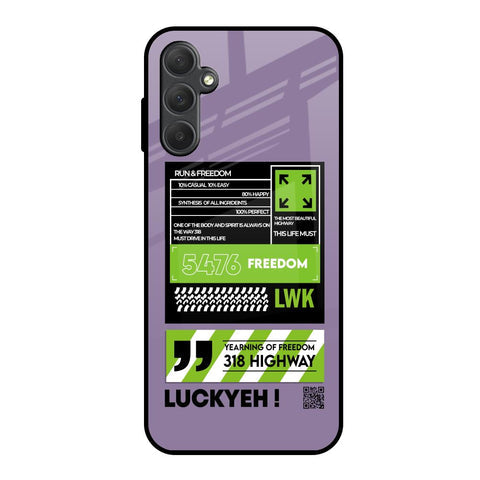 Run & Freedom Glossy Case for Samsung Galaxy M14 5G