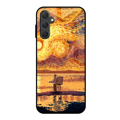 Sunset Vincent Glossy Case for Samsung Galaxy M14 5G