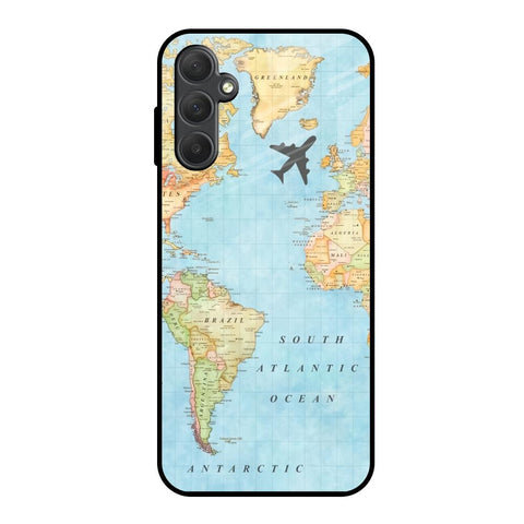 Travel Map Glossy Case for Samsung Galaxy M14 5G