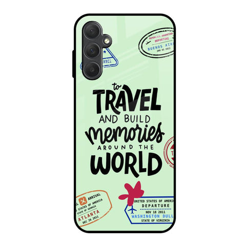 Travel Stamps Glossy Case for Samsung Galaxy M14 5G