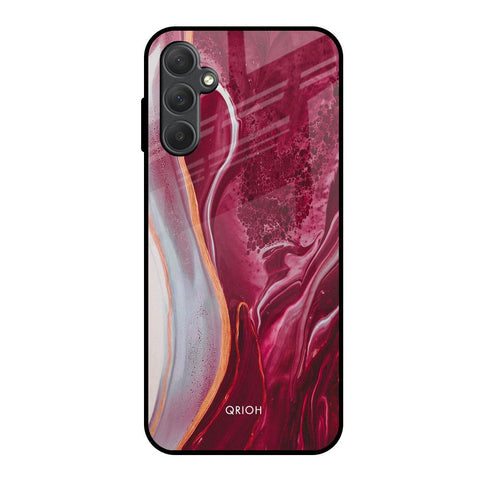 Crimson Ruby Glossy Case for Samsung Galaxy M14 5G
