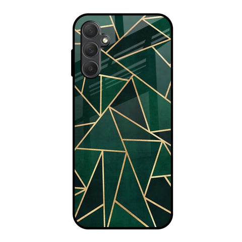 Abstract Green Glossy Case For Samsung Galaxy M14 5G