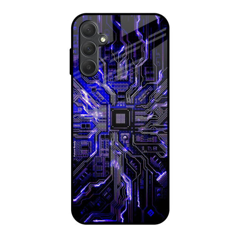 Techno Color Pattern Glossy Case For Samsung Galaxy M14 5G
