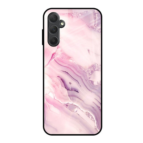 Diamond Pink Gradient Glossy Case For Samsung Galaxy M14 5G