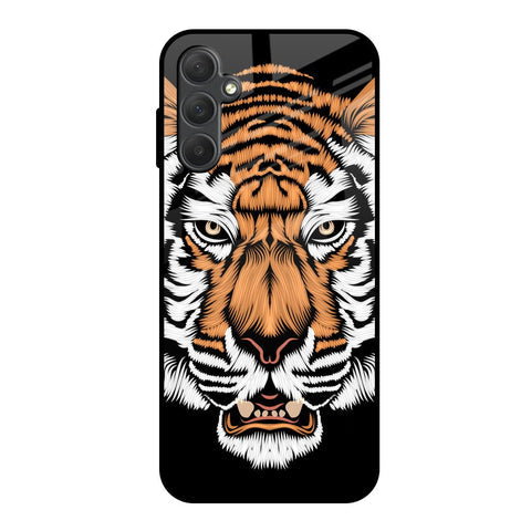 Angry Tiger Glossy Case For Samsung Galaxy M14 5G