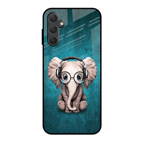 Adorable Baby Elephant Glossy Case For Samsung Galaxy M14 5G
