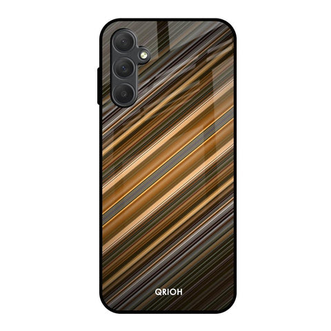 Diagonal Slash Pattern Glossy Case for Samsung Galaxy M14 5G