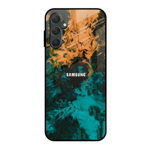 Watercolor Wave Glossy Case for Samsung Galaxy M14 5G