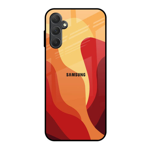 Magma Color Pattern Glossy Case for Samsung Galaxy M14 5G