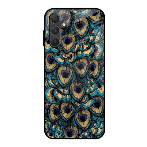 Peacock Feathers Glossy case for Samsung Galaxy M14 5G