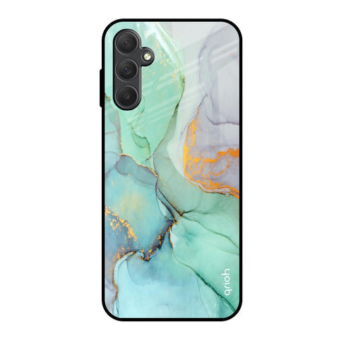 Green Marble Glossy case for Samsung Galaxy M14 5G